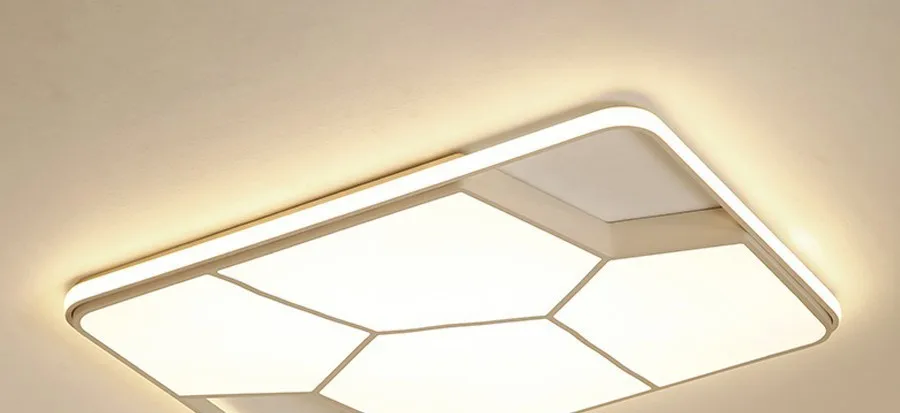 Прямоугольный светодиодный светильник-люстра s для гостиной, кухни, светильники, белый, черный, железный светильник на шасси, внутренний светильник Dero AC80-260V