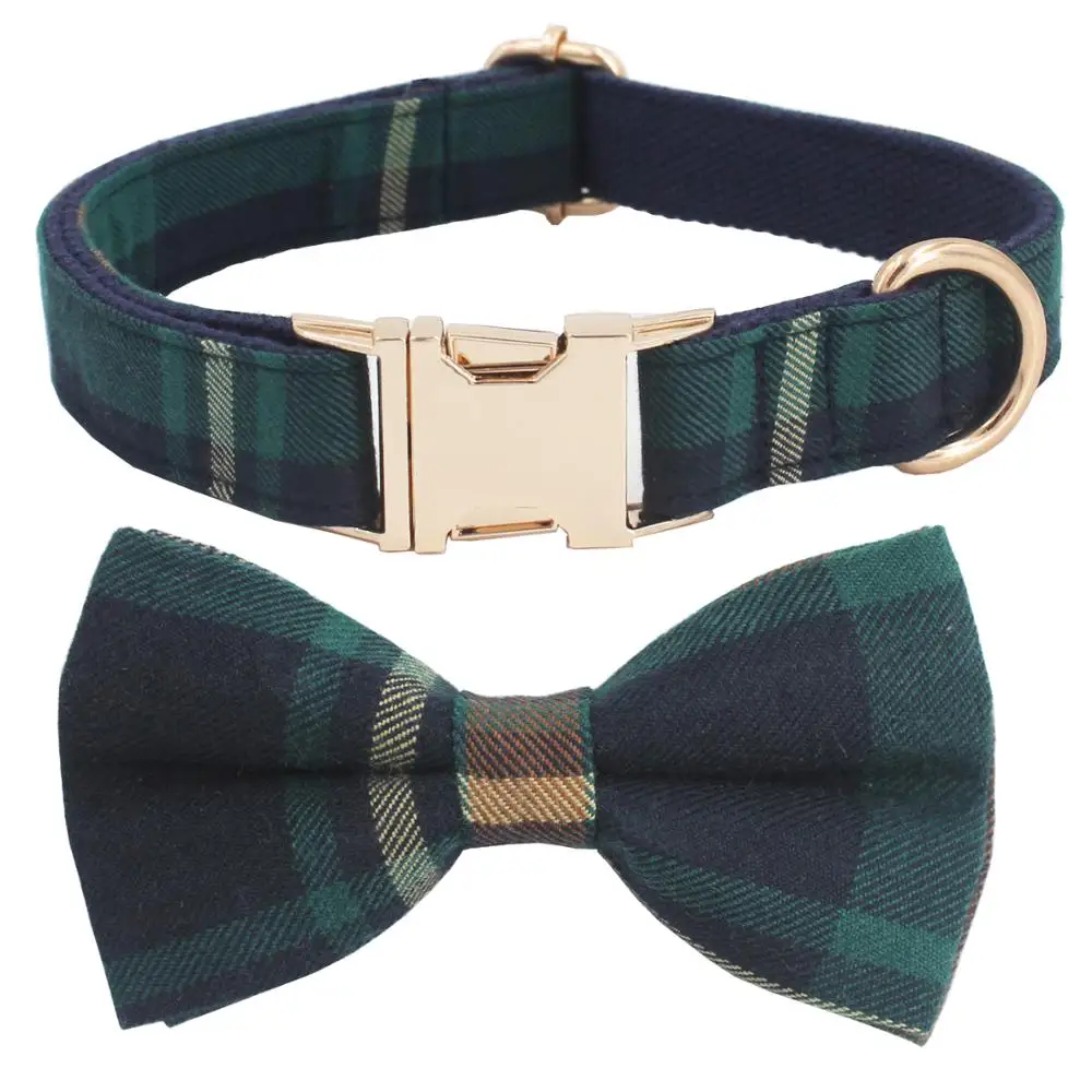 Online Accesorios de lazo para mascota cuello de perro Tartán de Tweed
