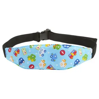 

1Pcs Fixing Band Baby Kid Head Support Holder Car Print Sleeping Belt Car Seat Sleep Nap Holder Belt Baby Stroller Safety Seat H