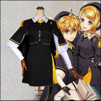 

Game Hatsune Miku Cosplay Costumes Kagamine Rin Cosplay Dress Halloween Party Vocaloid Miku Anime Kagamine Len Cosplay Costume
