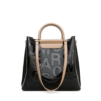 

2020 New Large Capacity Casual Totes High Quality Genuine Leather Shoulder Bags Famous Designer Designer Women Purse and Handbag