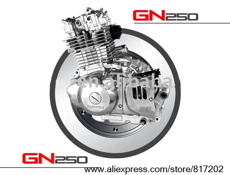 Абсолютно мотоцикл GN250 GN 250 двигатель в комплекте