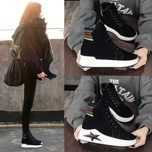 Новинка; женская прогулочная обувь для бега; ботильоны; зимние кроссовки; тройной дизайн; кроссовки со звездами