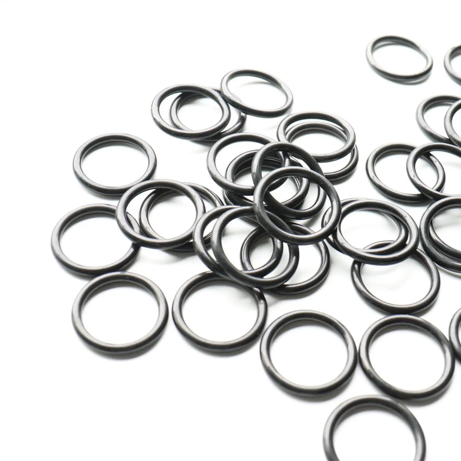 

VMQ O Ring Seals Silicon Rubber Gasket O-Rings CS 0.3MM - 1.5MM Insulation Heat Resist Food Grade Eco-friend Black