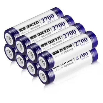 

8 PCS LEISE 2700mAh 1.2V AA Ni-MH Rechargeable Battery High Capacity Pre-Charged nimh Baterias Suitable For Remote Control Toys