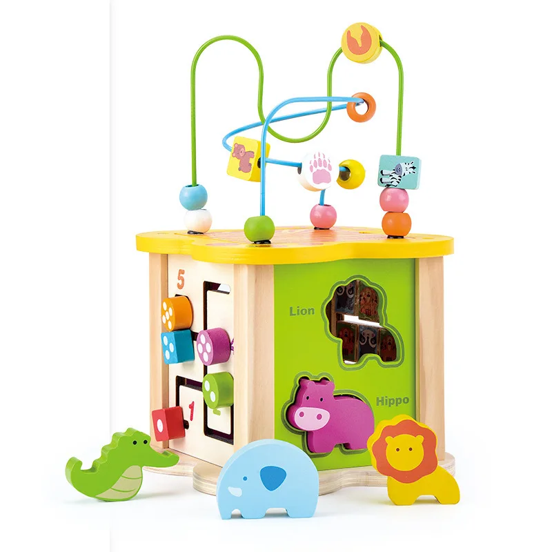 

Kidus Infants Bead-stringing Toy Educational Toy 1-3 Years Old Bead Toy Educational Building Blocks Flower Type Music Bead-strin