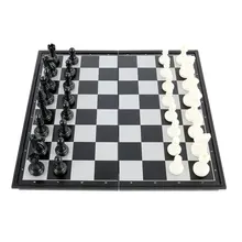 

Magnetic Chess Board Set Folding Magnetic Plastic Chessboard Board Game Parent-Child Educational Family Game Kid Gift 32*32 Cm