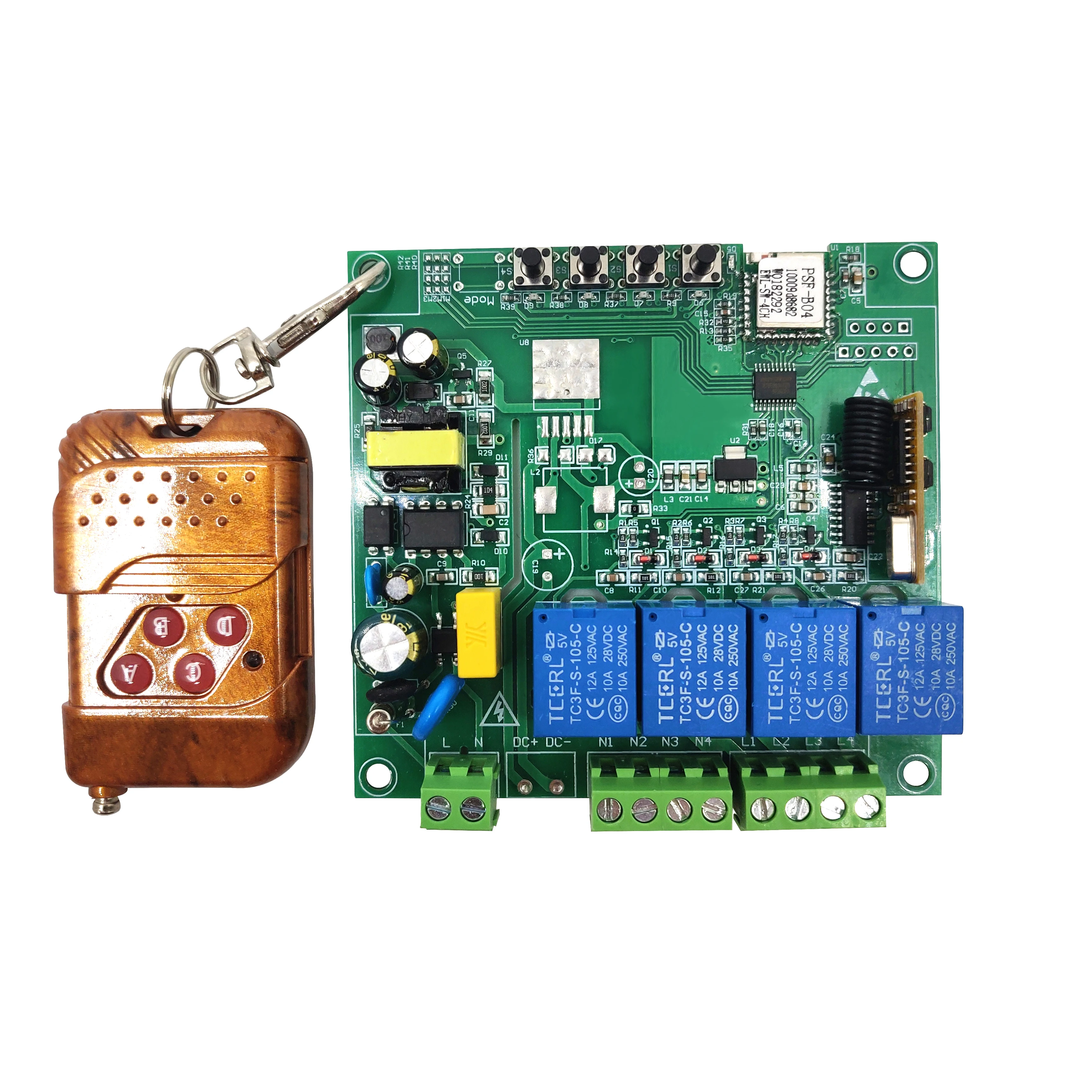 WiFi smart switch источник питания AC 85-250V сеть дистанционного управления wifi коммутатор 4 канала
