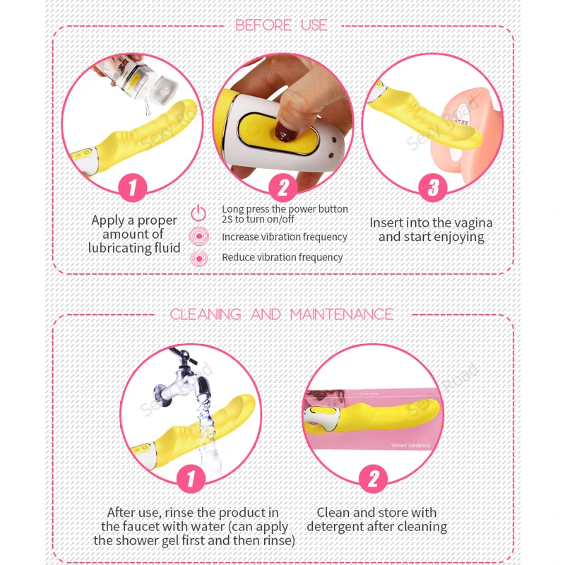 Немецкий вибратор Satisfyer Vibes Yummy Sunshine Силиконовый водонепроницаемый USB зарядка