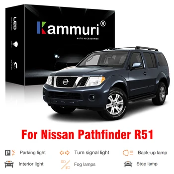 

Canbus LED Exterior Interior bulb For 2005-2012 Nissan Pathfinder R51 LED Parking Turn Signal Reverse Brake Fog light Kit