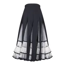 Новинка весны, женские юбки, повседневные европейские плиссированные сетчатые юбки, женские однотонные модные юбки Y620