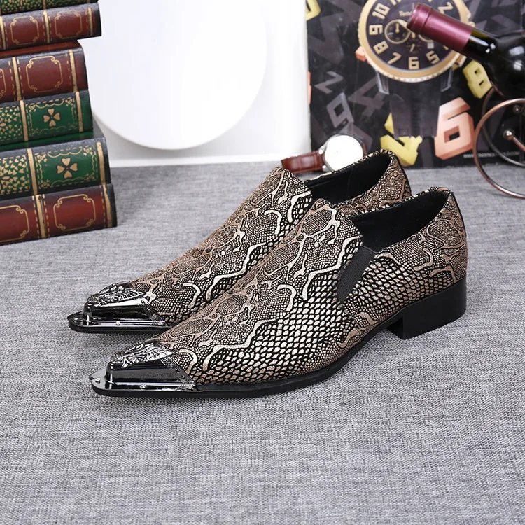 

Sepatu Kulit Pria men's Shoes Genuine Leather Korean Style Pointed Toe Fashion Shoes Man