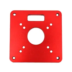 Инструмент Алюминий универсальные аксессуары красный маршрутизатор Таблица вставки пластины деревообрабатывающие скамейки легко