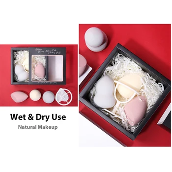 

3pcs/pack Makeup Sponge Tools Beauty Egg Storage Set For Beauty Sponge Makeup Blenders with Sponge Holder for Makeup Tool