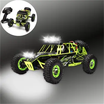 

Wltoys 12428 Rc Car 4WD 2.4Ghz 1:12 Radio Remote Control Crawler Off-road Car Model Toy High Speed 50km/h Vehicle With LED Light