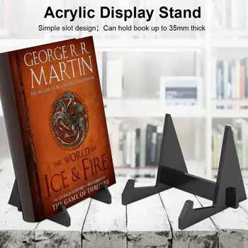 

Book Stands / Acrylic Display Stand / Retail Book Holder / Cookbook Holder