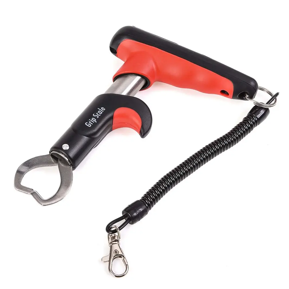 

Portable Size LCD Display Fish Lip Grabber Gripper Grip Scale Electronic Scale Tool Digital Scale Fishing Scale 2018 Newest