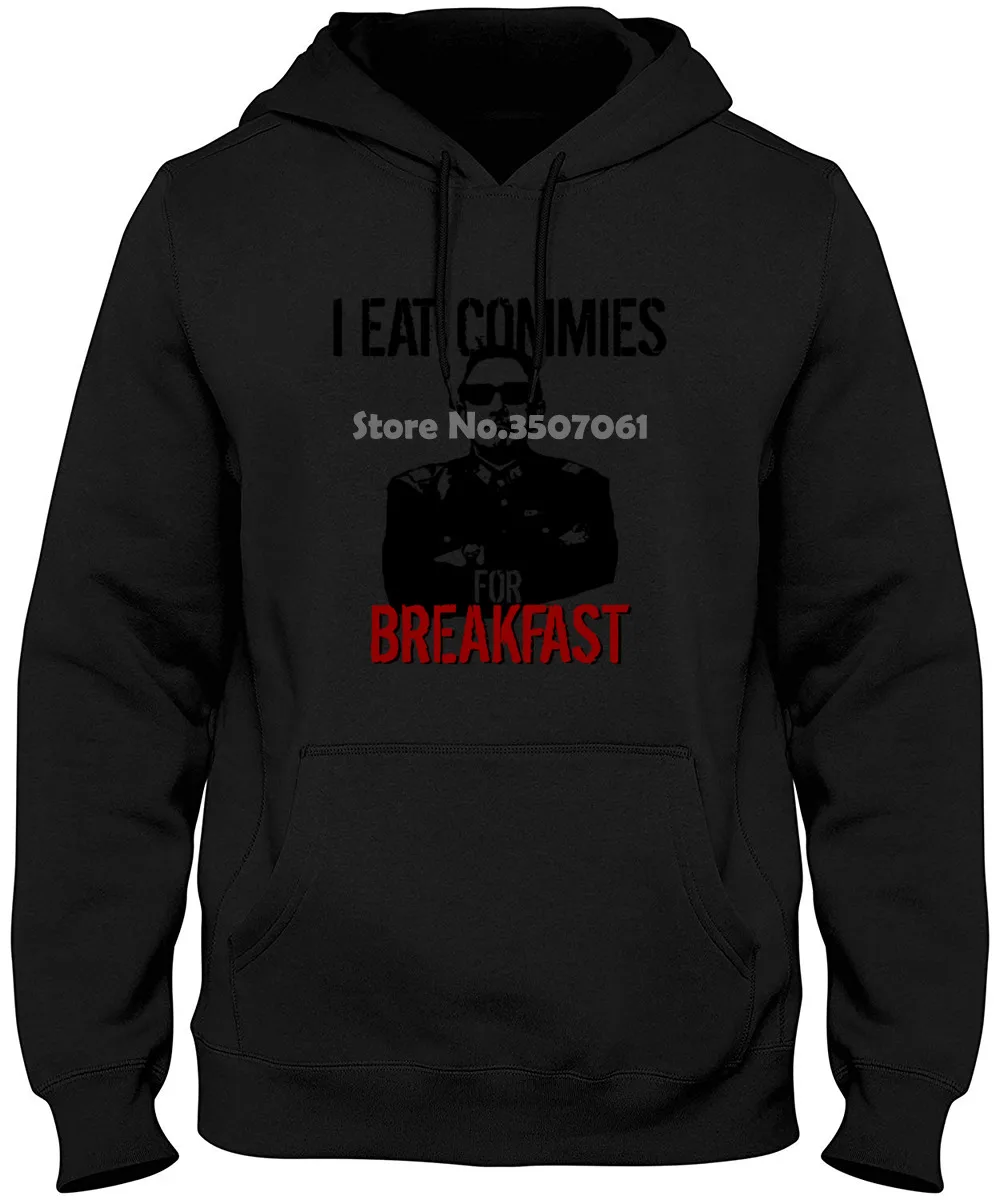 

Pinochet I Eat Commies For Breakfast Men'S White Clothing long sleeve gym jogger winter summer coat tshirt t shirt