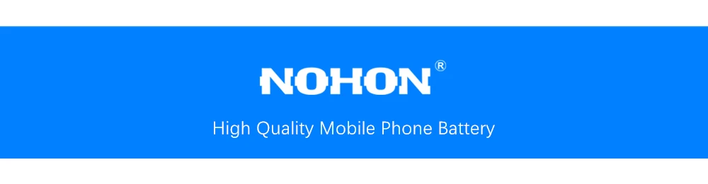 NOHON аккумулятор для iPhone 6 Plus 6S Plus Сменные Встроенные батареи мобильного телефона с полными машинными инструментами