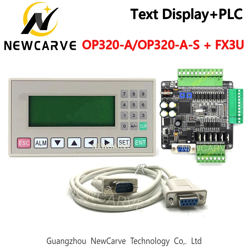 OP320-A OP320-A-S Text Display Industrial Control Board And FX3U 14/24 ...
