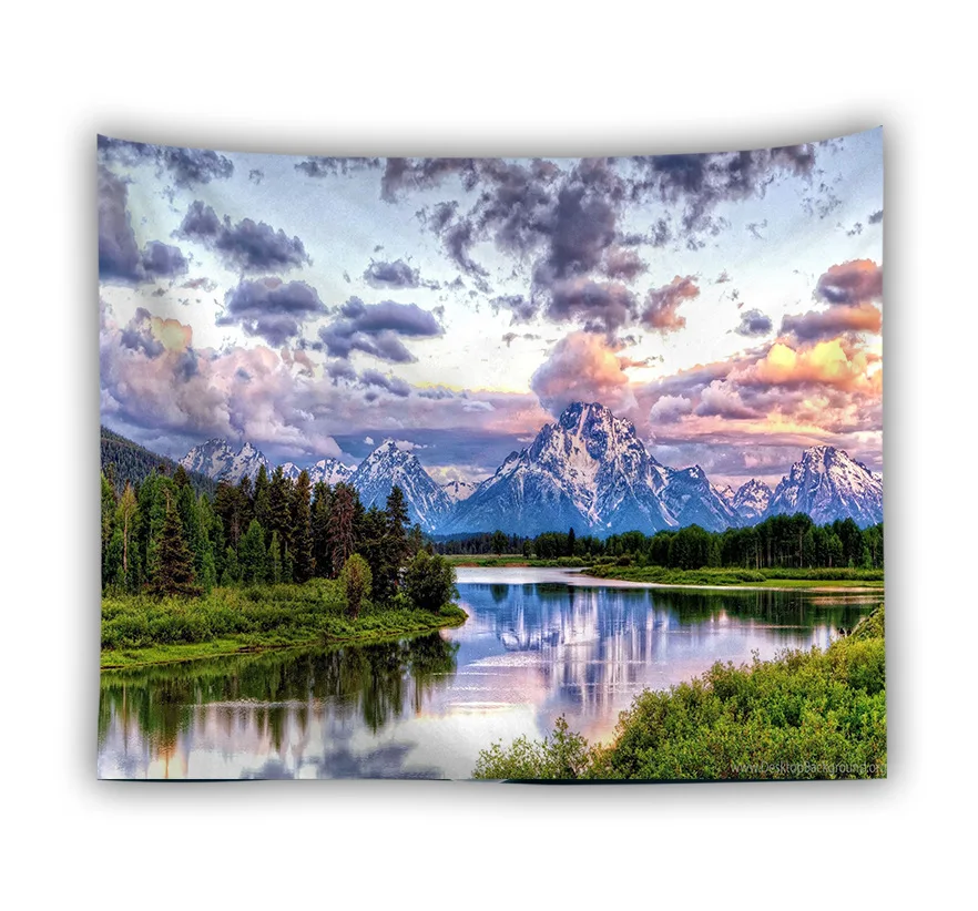 color9 Природа пейзаж 3D принт настенный гобелен горный лес небо полиэстер гобелены украшение дома Покрывало Скатерть - Цвет: color9