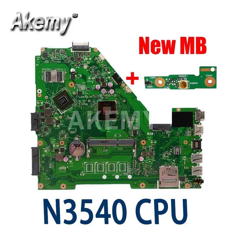Материнская плата X550MJ N3540CPU GPU / 1G для Asus ноутбука X550M X550MD X552M 100% полностью