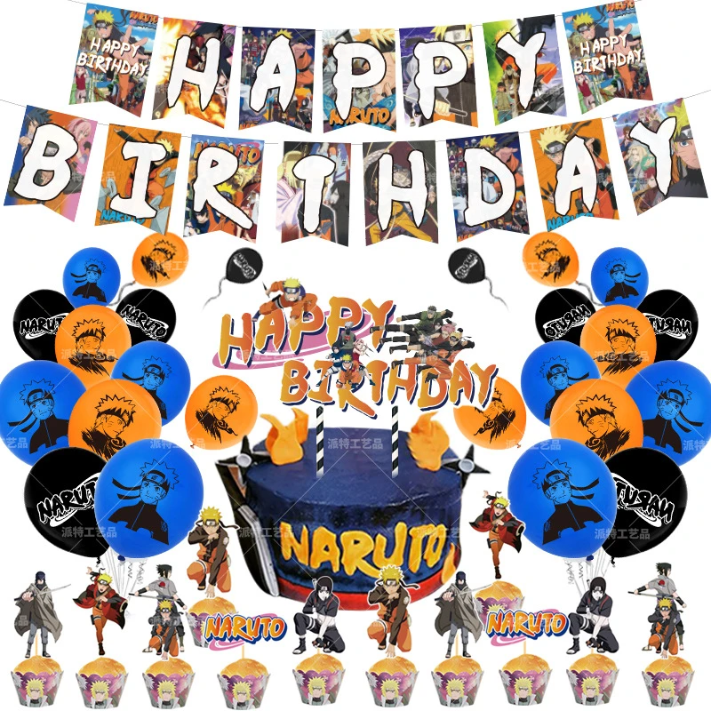 ナルトの誕生日パーティーの装飾おもちゃセット 漫画のキャラクター 家族のパーティーギフト Null Aliexpress