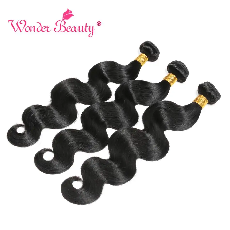 Body Wave Bundles Brazilian Hair Weave Bundles 100% Human Hair Bundles Wonder Beauty Natural black Remy Human Hair Extension Body Wave Bundles Brazilian Hair Weave Bundles 100% Human Hair Bundles Wonder Beauty Natural black Remy Human Hair Extension