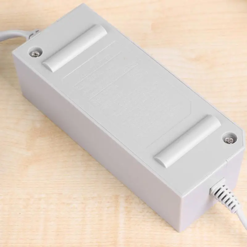 Игровая консоль адаптер питания AC100-245V EU/US Plug игровой контроллер Зарядное устройство Кабель питания для пульта дистанционного управления для Nintendo wii серый