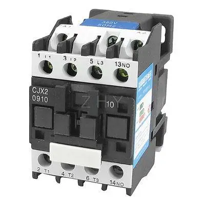 

380V Coil Motor Controler AC Contactor 3P 3 Pole NO 660V 4KW CJX2-0910