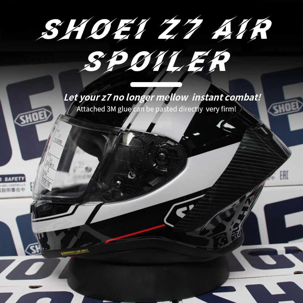 Z7 карбоновый мотоциклетный задний спойлер для шлема Чехол Для SHOEI аксессуары |