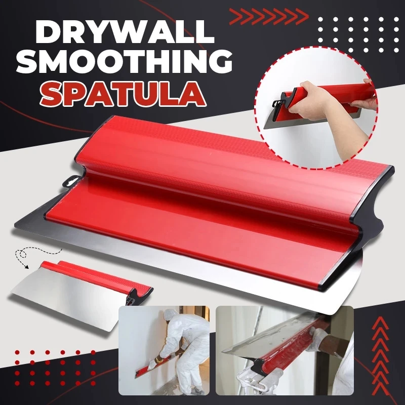 Drywall Smoothing Spatula Flexible Blade 25/40cm Spatula Finish Leveling Tools For Wall Tools And Skimming Blade For Painting 1m pcs wall ceiling plaster trimless 90 degree corner embedded led drywall aluminium profile for indoor architectural lighting