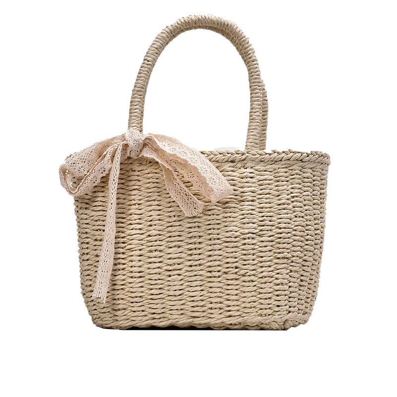  Cute Korean-Style Straw Hand Bags for Women 2021