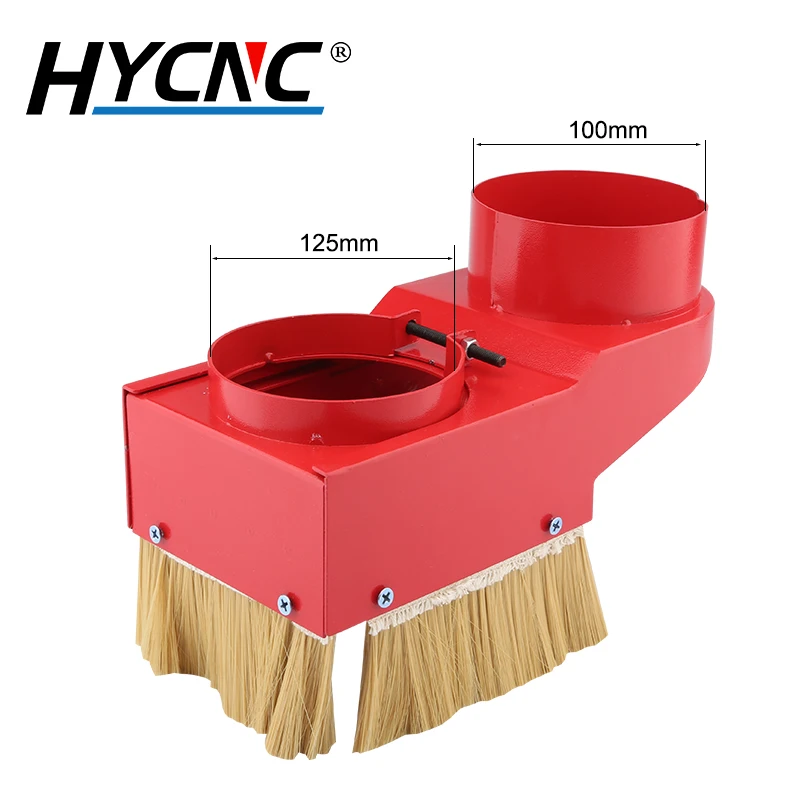 mobile woodworking bench Movable CNC Dust Collector Cover 70/75/80/85/90/100mm Spindle Engraving Milling Machine Brush Cleaner Woodworking CNC Dust Cover wood locator Woodworking Machinery