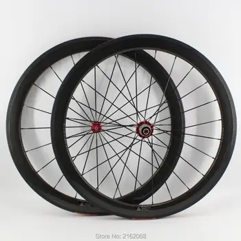 

1pair New 700C 50mm clincher rim Road bike 3K UD 12K full carbon bicycle wheelset carbon aero spoke 20.5 23 25mm width Free ship