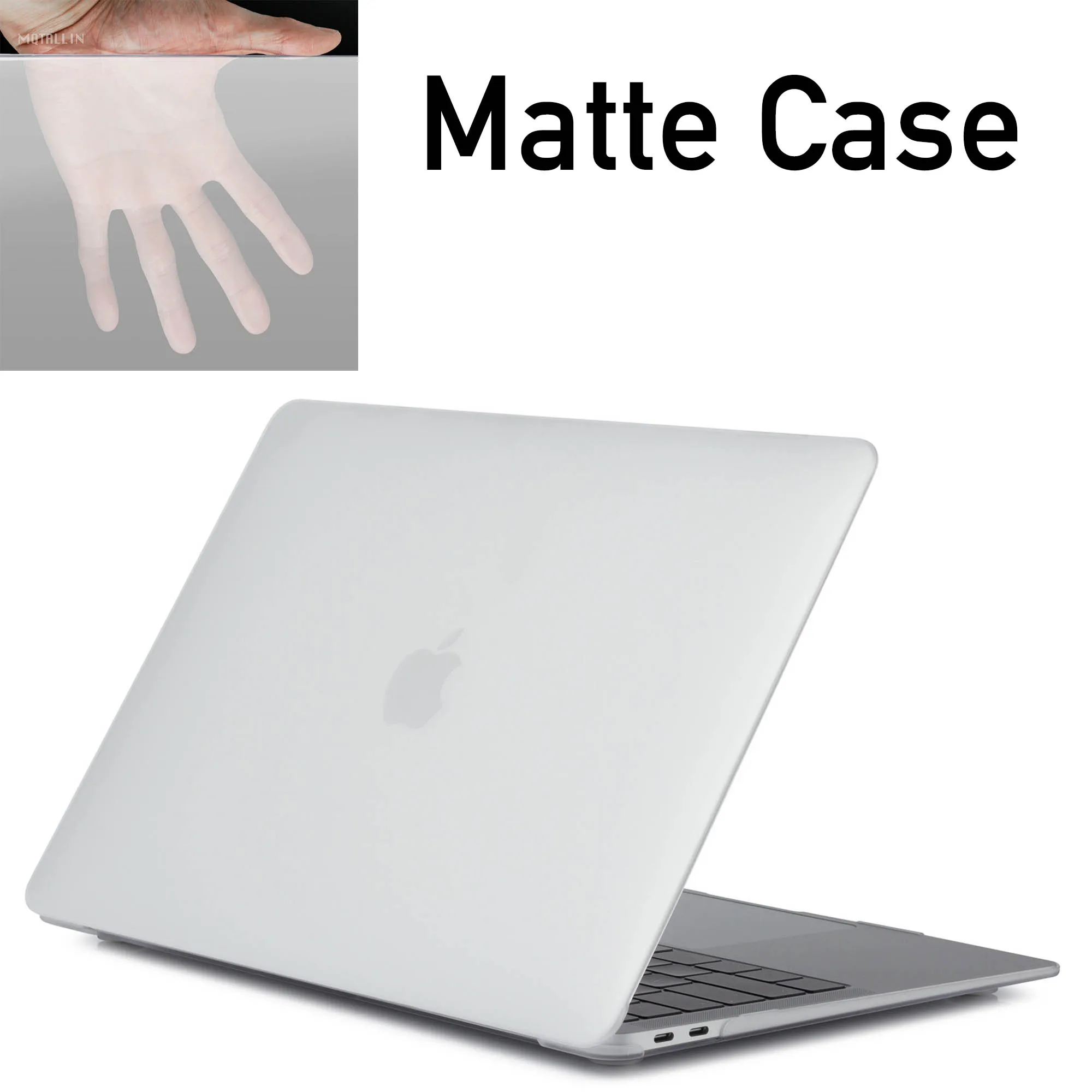 Matte-TM Распродажа, матовый чехол для ноутбука с кристаллами для Macbook Pro retina Air 11 12 13 15 дюймов, для mac new Air/pro с сенсорной крышкой - Цвет: Matte-TM