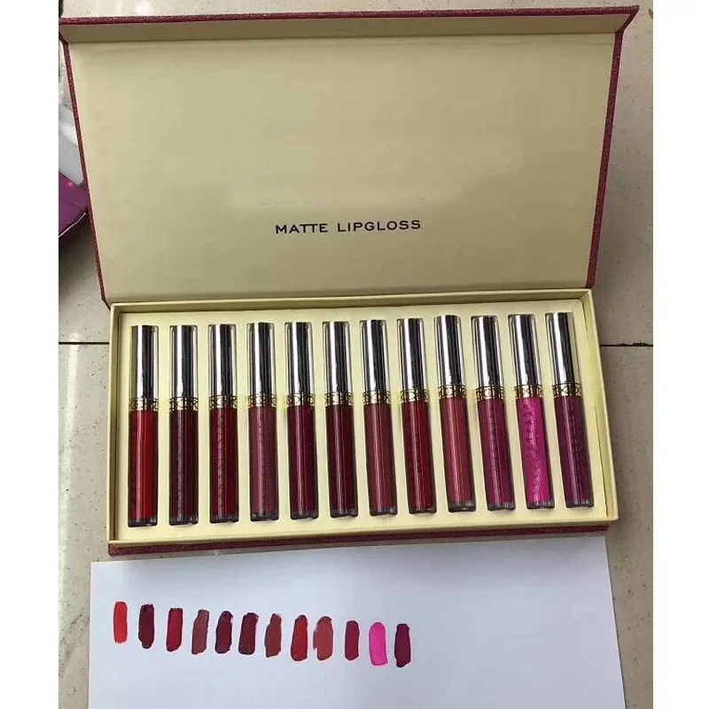 New 2019 Liquid Matte Lip Gloss 12pcs Set Collection lipsticks ePacket Ship New 2019 Liquid Matte Lip Gloss 12pcs Set Collection lipsticks ePacket Ship