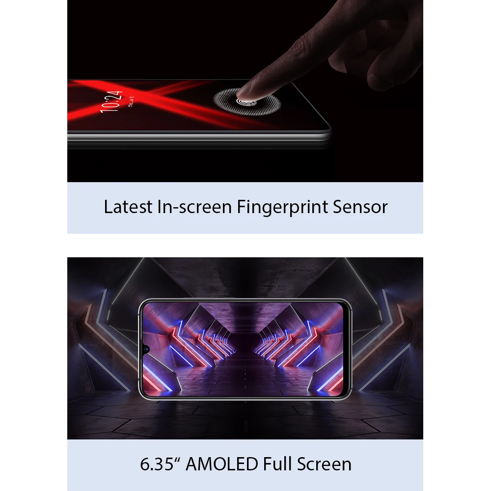 Смартфон UMIDIGI X телефон экран 6 35 дюйма AMOLED тройная камера 48 МП 128 ГБ NFC Helio P60 4150