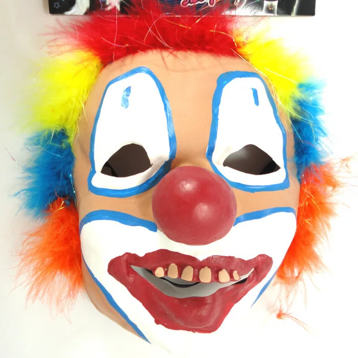 

Halloween Articles Makeup Ball Supplies Performance Props Clown Dressing up Latex Clown Mask Stage Performance