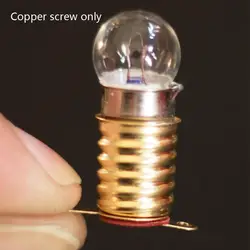 25PCS E10 Screw Small Lamp Holder Bracket All Copper Screw Bulb Base Household Circuit Electrical Test Accessories