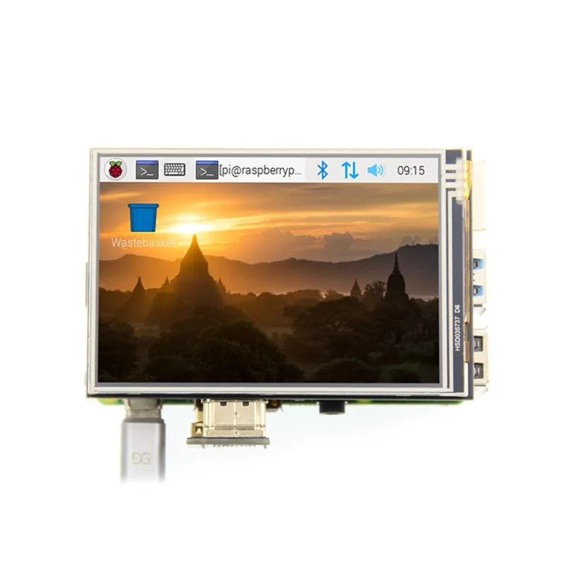 Новый 3 5 дюймов USB сенсорный экран Экран HDMI ЖК дисплей Дисплей для Raspberry Pi 3B