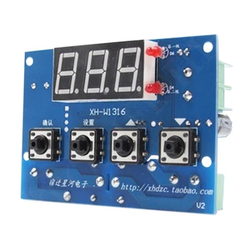 

12V Universal Type Thermostat + Acceleration Control 2-Way Relay Output Temperature Controller High and Low Alarm