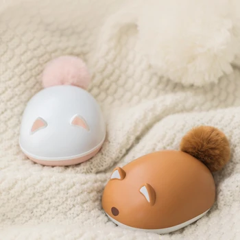 

2 in 1 Cute Cartoon Winter Mini Hand Warmer Portable USB Rechargeable 4000MAh Power Bank Double Sided Quick Heating