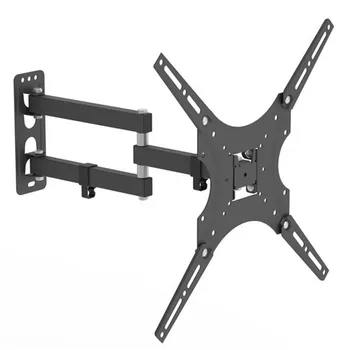 

Rotatable TV Stand Monitor Base Stand Adjustable Wall Mount Bracket Stable and Safety TV Floor Stand with Spirit Level 26" to 55