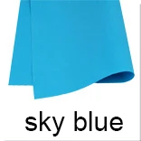 sky blue Цветная губчатая бумага 50*50 см толщиной 0,8 мм большой лист пенопласта Руководство DIY Материал головоломки для детского сада резиновая пластиковая бумага - Цвет: sky blue