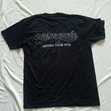 Camiseta Vintage Whitesnake 1978 problemas gira británica concierto camiseta reimpresión