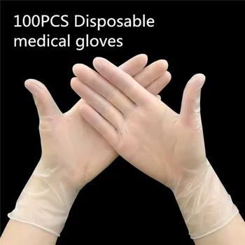 

100pcs Disposable Medical Grade Exam Nitrile Glove for Examination FDA food Disposable working gloves Household Clean Gloves