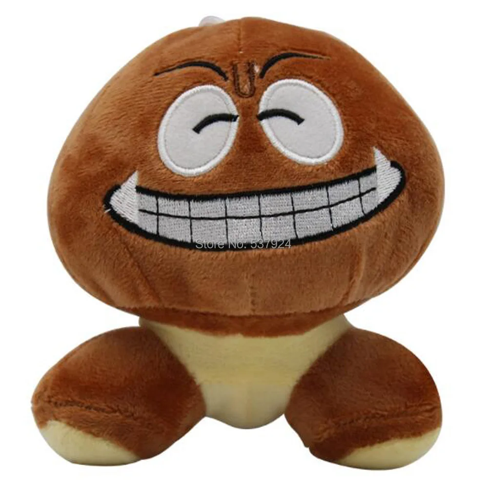 Новые 10 шт 6 стилей Super Mario Bros Goomba " 15 см плюшевые куклы
