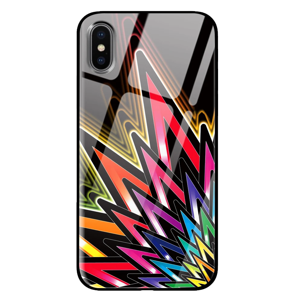 11 Красный милый кот для iPhone 5 5S SE 6 6s 7 8 Plus X XS Max XR закаленное стекло чехлы для телефонов - Цвет: 11