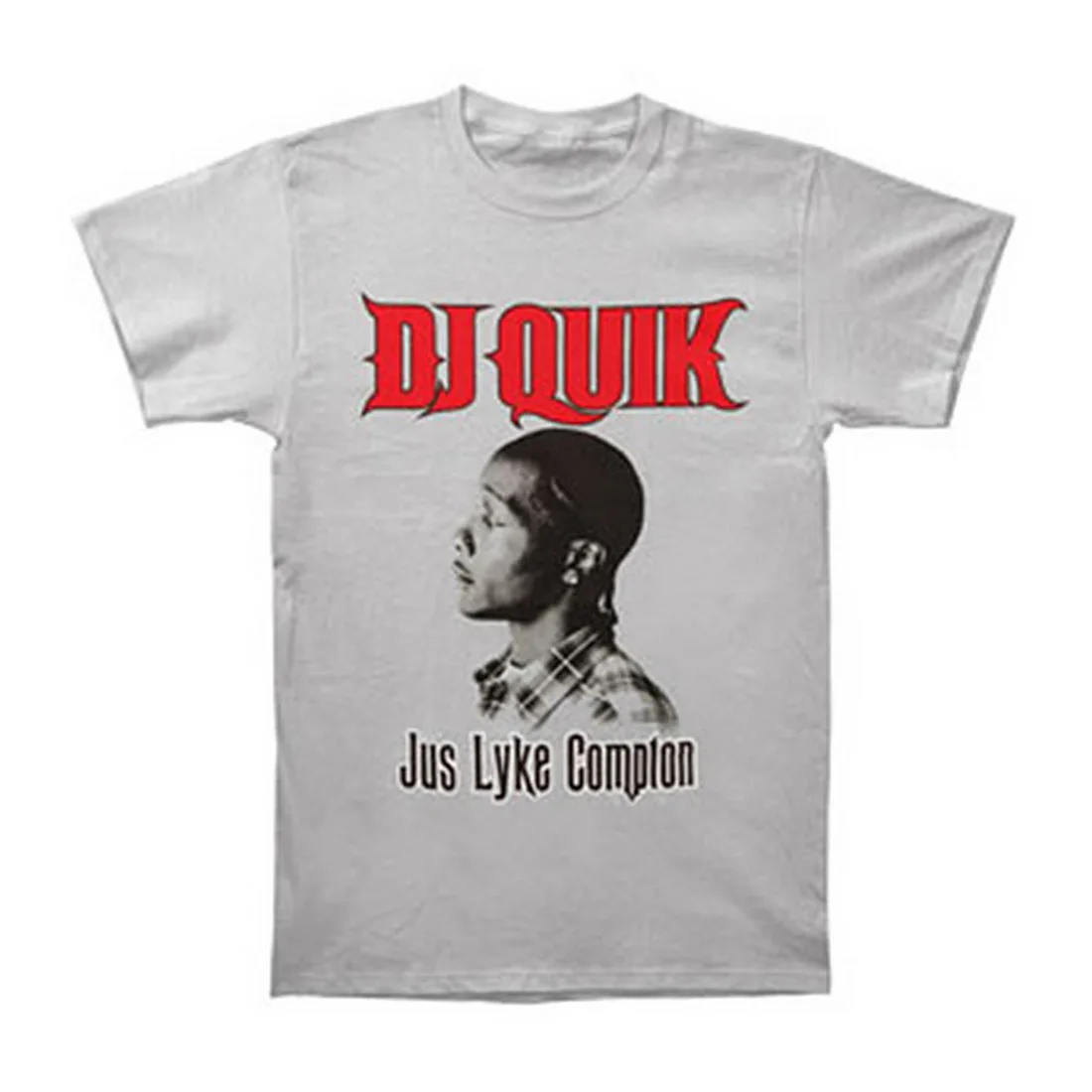 Dj Quik Men's Jus Lyke Compton Tops Tee T Shirt Grey T Shirt Funny